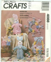 4088  LG SM BUNNIES, CLOTHES, EGG, WREATH, BSKT PATTERN